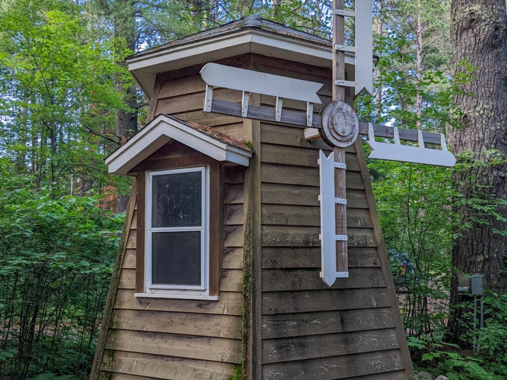 Windmill cabin at Story Book Lodge